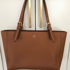 Tory Burch York Small Tote Bag-Brown